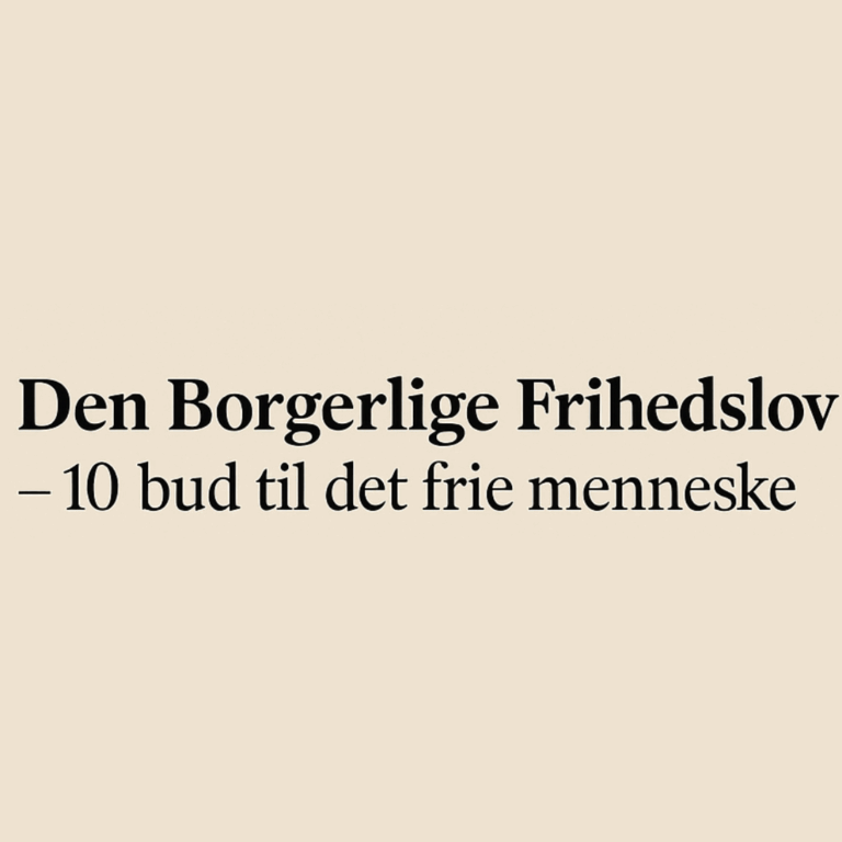 Farvel til Janteloven – her er de 10 bud for det frie menneske