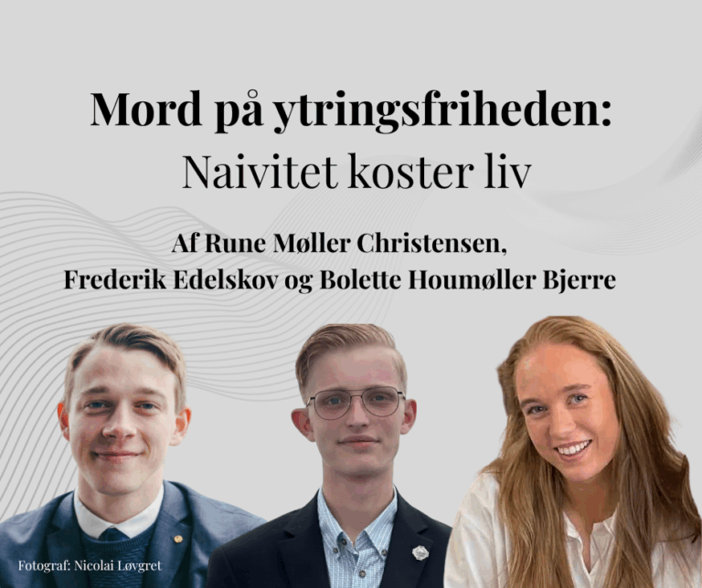 Mord på ytringsfriheden: Naivitet koster liv