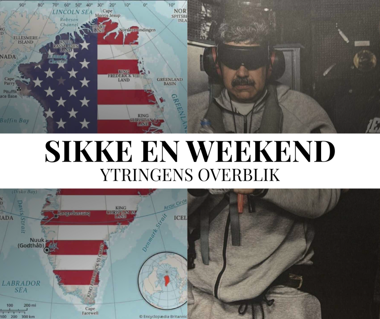Sikke en weekend! Ytringens overblik